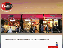 Tablet Screenshot of cafebellinisf.com